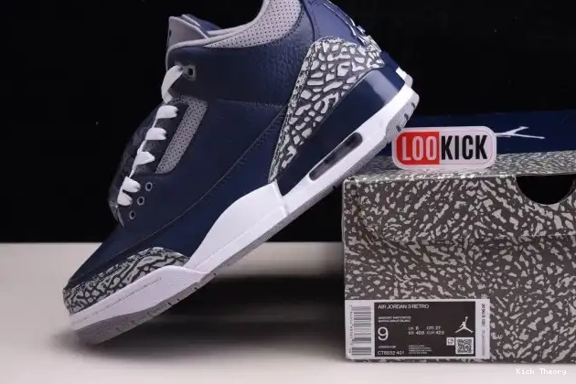Kick Theory MIDNIGHT AIR NAVYCT8532-401 JORDAN 3 0606